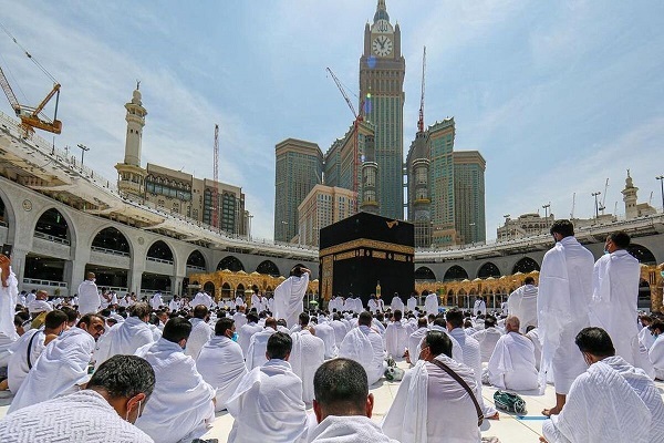 Hajj pilgrims in Mecca