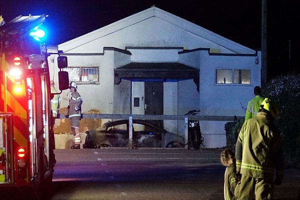 An arson attack took place at Peacehaven Mosque in Sussex, England, on October