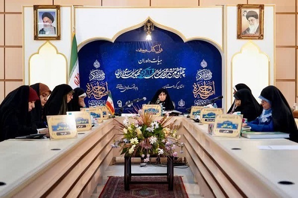 Members of the panel of judges in the women’s section of Iran’s 48th National Holy Quran Competition. (Sanandaj, Kurdistan province, October 2025)