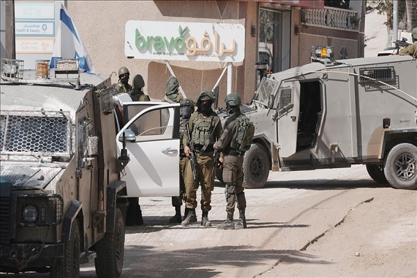 Israeli forces in the West Bank