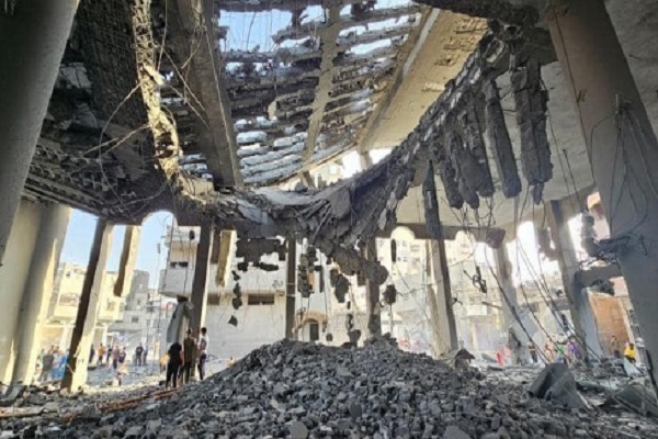 Gaza No Domes, Minarets Two Years after Start of Genocidal War