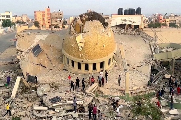 Gaza No Domes, Minarets Two Years after Start of Genocidal War