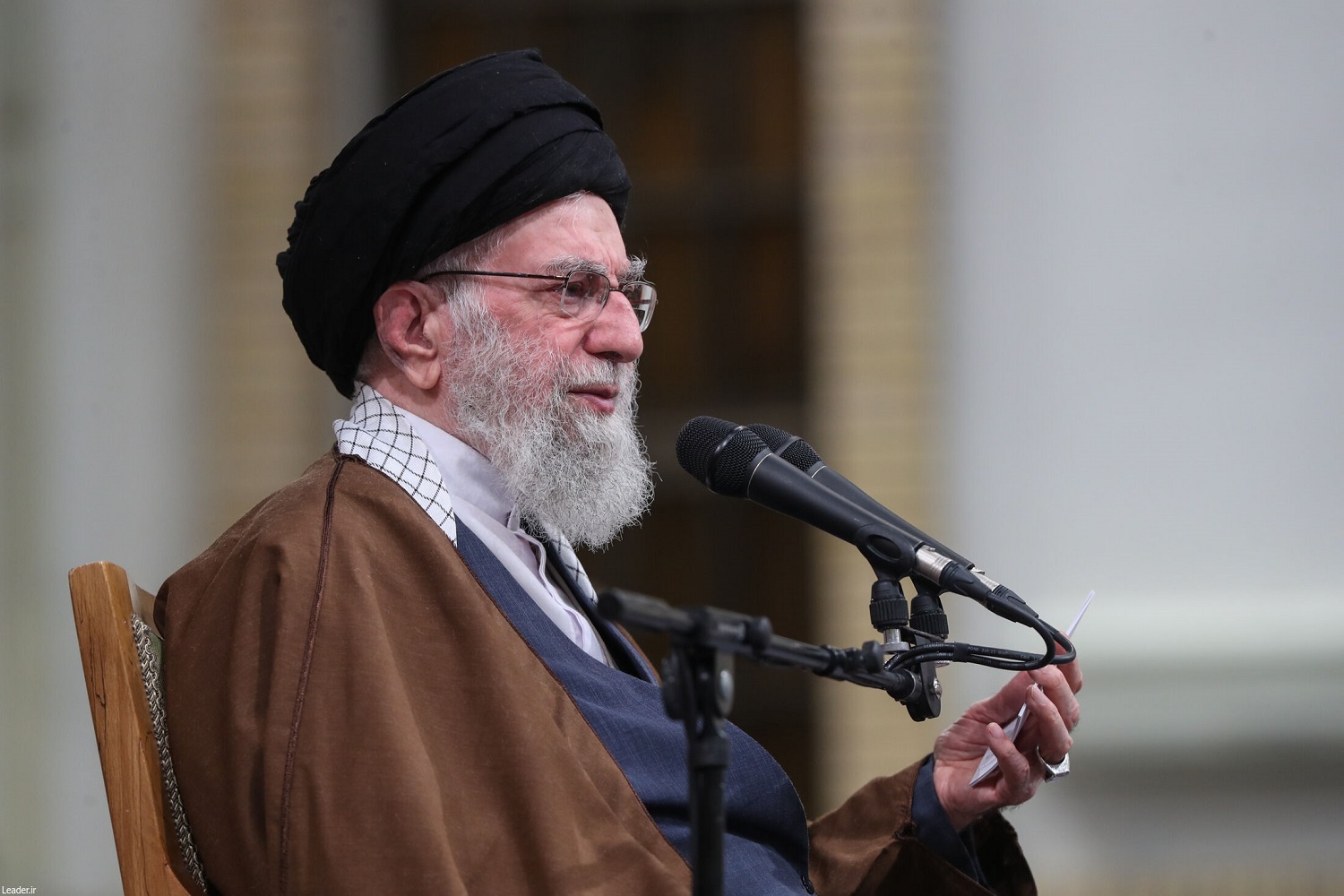 Ayatollah Seyyed Ali Khamenei Leader: US Must End Support for Israel, Leave Region Before Any Relation with Iran