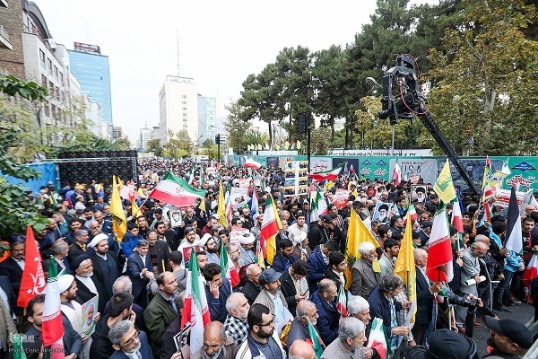 People attended rallies across Iran on November 4, 2025, to mark the National Day of the Fight against Global Arrogance and the National Student Day