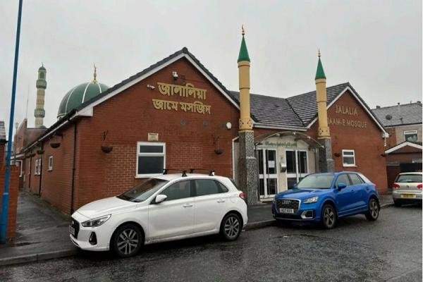 The Jalalia Jaame Mosque in Greater Manchester, the UK.