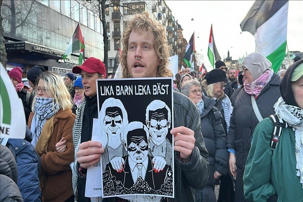 Hundreds of protesters gathered in Stockholm on December 20, 2025, to demonstrate against Israel’s stated plans to annex parts of the occupied West Bank and its recent military actions in Gaza, which they say violate the terms of a ceasefire agreement.