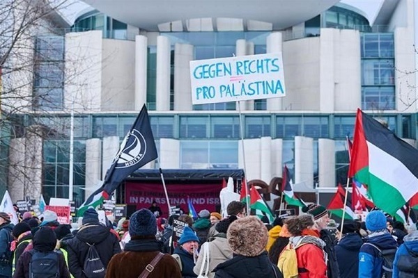 Pro-Palestine rallies were held in Germany on February 15, 2025.