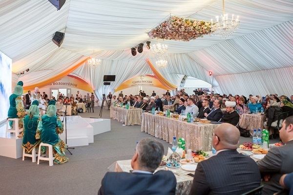 The Ramadan Tent is annually set up in Moscow during the holy month of fasting.