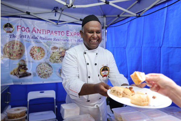 The first outdoor Halal Food Festival in Hong Kong (April 19, 2025)