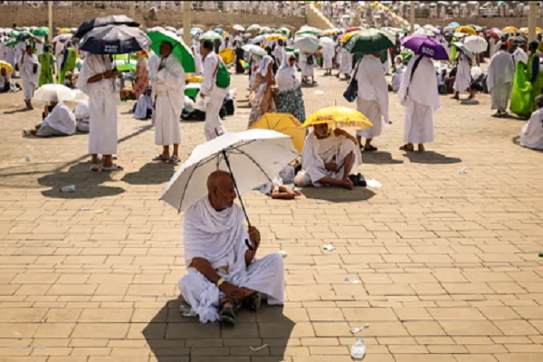 Hajj pilgrims in Mecca