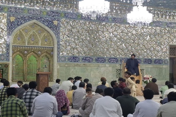 A ceremony for Urdu-speaking pilgrims was held at the holy shrine of Hazrat Masoumeh (SA) in Qom on the birth anniversary of the great lady on April 29, 2025.