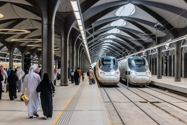 The Haramain High-Speed Railway has introduced a 25% increase in available seats in in this year’s Hajj compared to the previous year.