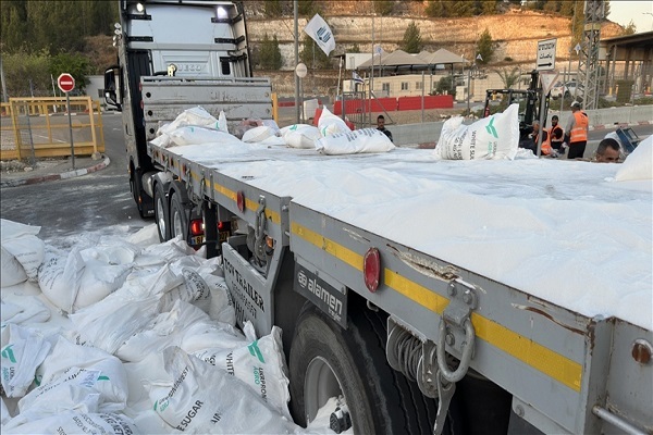 Blocked aid supplies to Gaza