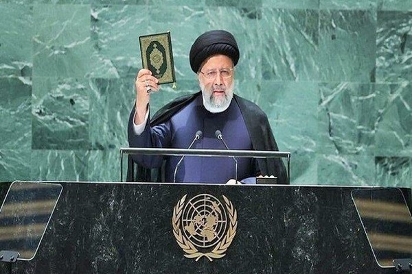 Former Iranian President Ebrahim Raisi at the United Nations