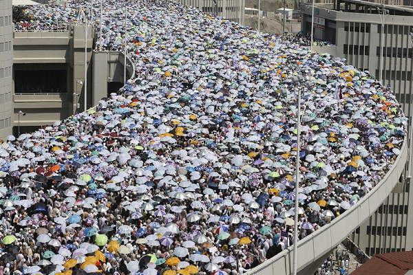 hajj pilgrims in Mecca