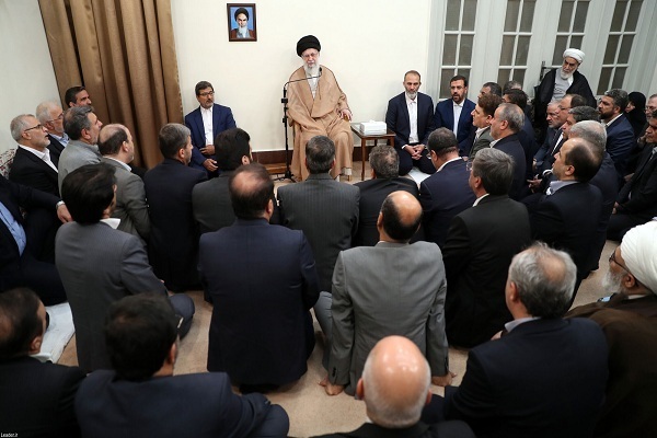 The Leader of Islamic Revolution Ayatollah Seyed Ali Khamenei received Iranian Minister of Interior and the provincial governors on May 28, 2025.