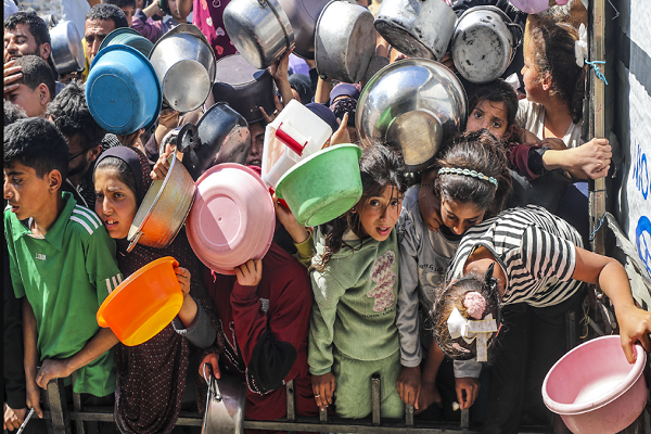 Israeli uses starvation as a weapon against the people of Gaza