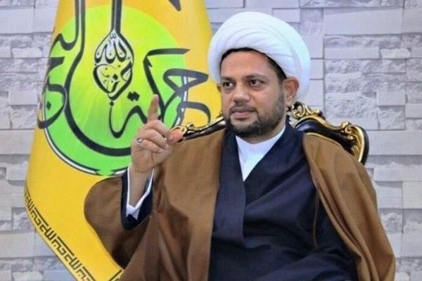 Sheikh Ali al-Assadi, the head of the political council of Iraq’s al-Nujaba movement