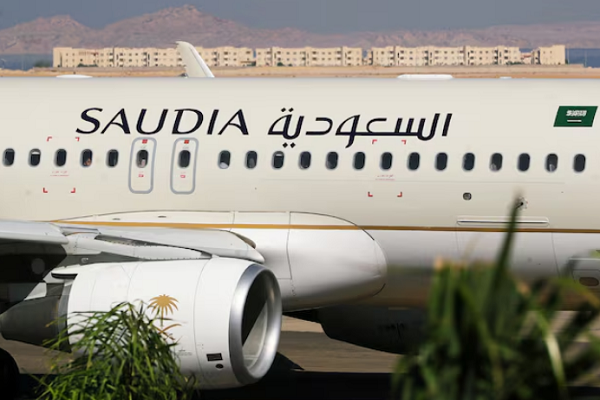A Saudia Airlines plane