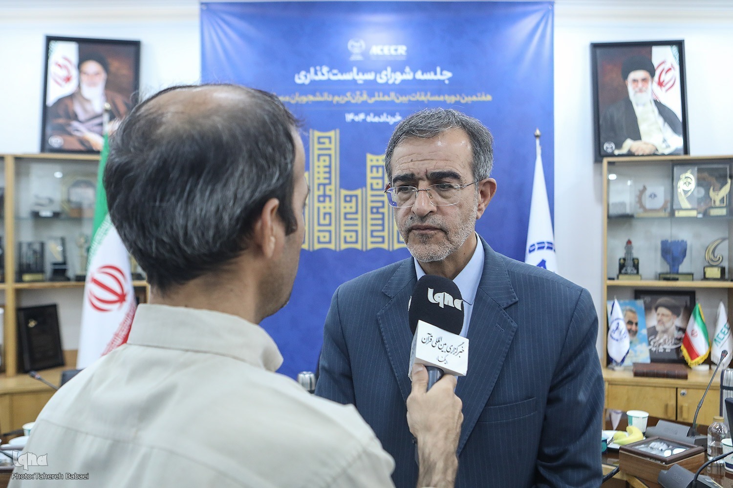 Ali Montazeri, the head of the Academic Center for Education, Culture and Research (ACECR), speaking to IQNA