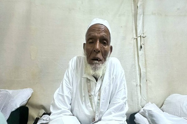 103-year-old Hamed Uqbaldat, who is from Eritrea, fulfilled his lifelong dream of taking part in the Hajj pilgrimage in June 2025.