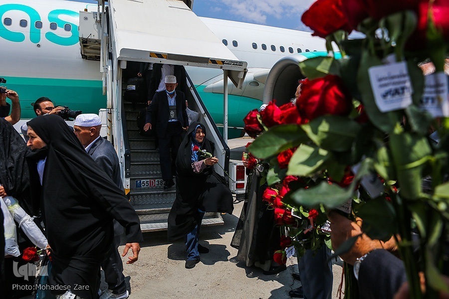 Iranian Hajj pilgrims arriving in the country after 2025 Hajj