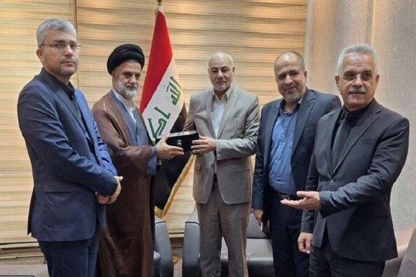 An Iraqi parliamentary delegation met with Mahmoud Nabaviyan, First Vice Chairman of the Iranian Parliament’s National Security and Foreign Policy Commission, in Tehran on July 21, 2025.