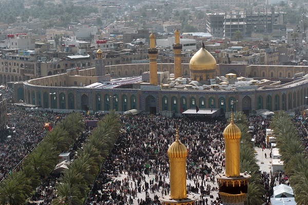 Holy shrine of Imam Hussein (AS) in Karbala, Iraq