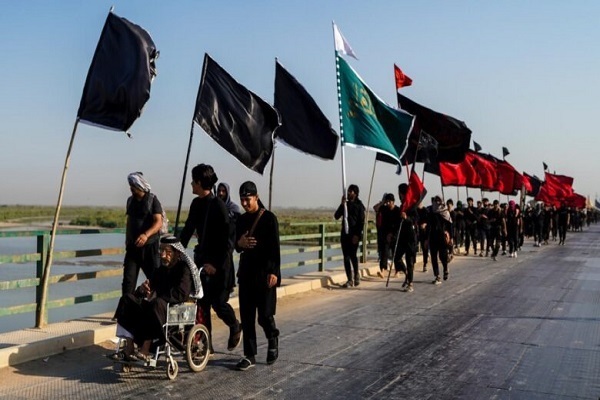 Arbaeen pilgrims in Iraq