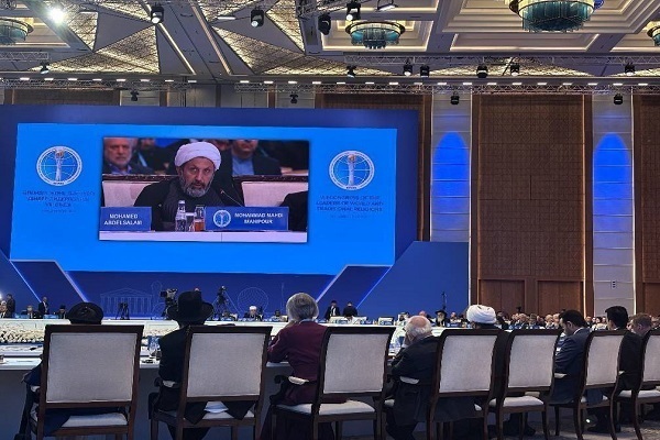 Hojat-ol-Islam Mohammad Mehdi Imanipour, the head of the Islamic Culture and Relations Organization (ICRO), on Thursday, September 18, 2025, addressed the Eighth Congress of Leaders of World and Traditional Religions in Astana, Kazakhstan.