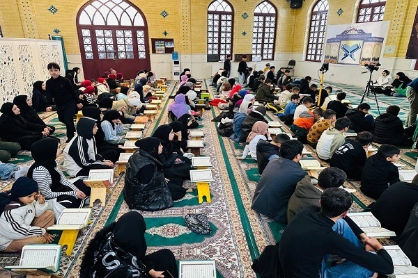 Muslims attending a Quranic course in Georgia.