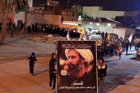 تظاهرات خشم بحرینی‌ها در اعتراض به اعدام شیخ نمر