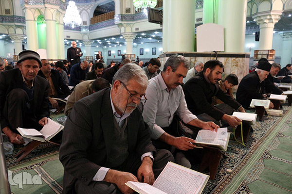 تلاوت علی قاسم آبادی و مجتبی محمدبیگی در آستان عبدالعظیم