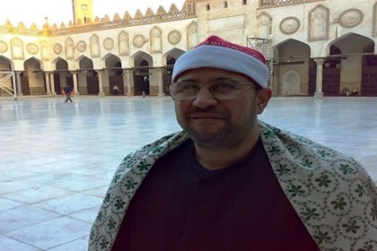 برگزای مراسم تشییع مبتهل مصری در زادگاهش