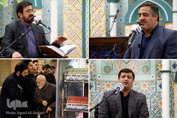 مراسم ترحیم والده محمدحسین محمدزاده+صوت وعکس