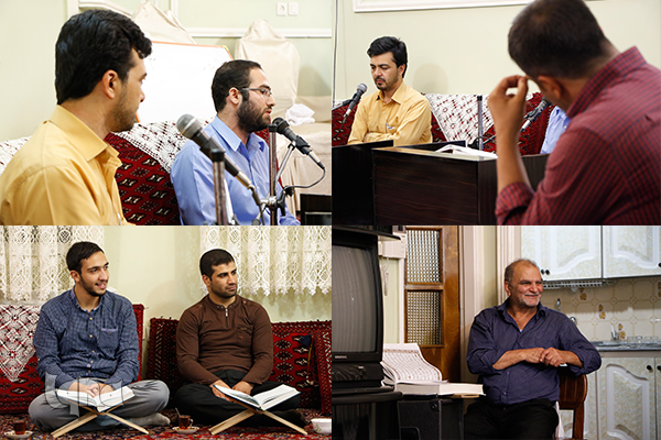جلسه قرآن خانگی 16 ساله/تقویت دیافراگم و دستگاه صوتی با ورزش/جدیدترین تلاوت مرتضی پورنقشبند+صوت و عکس