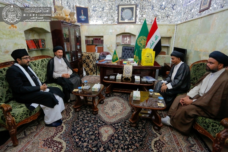 دیدار مسئولان مؤسسه حضرت «زینب(س)» هند با تولیت آستان علوی