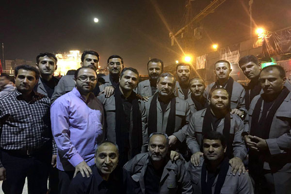 گروه تواشيح محمد رسول الله(ص) تهران در نجف 