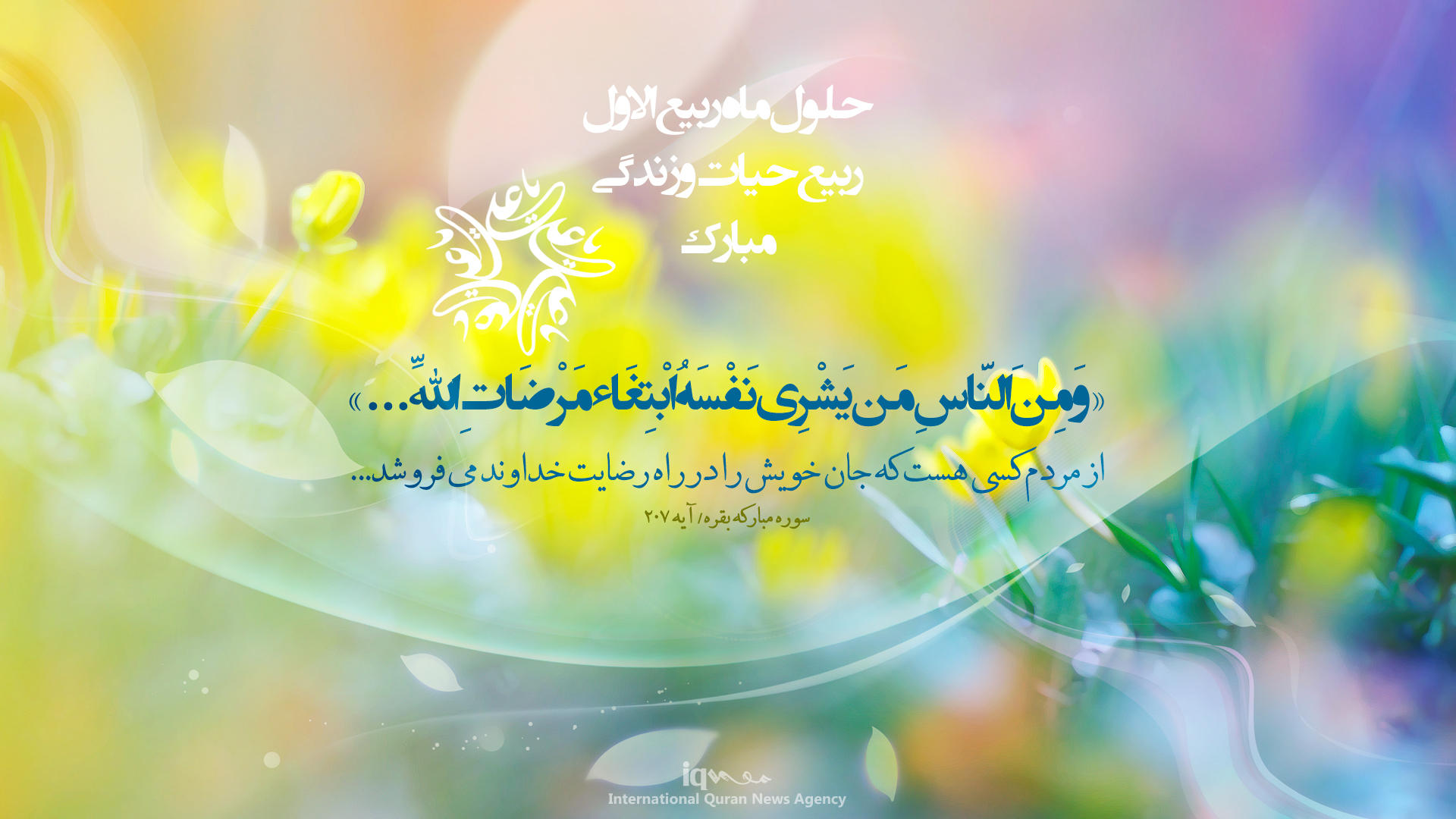 از مردم کسی هست که جان خویش را در راه رضایت خداوند می فروشد.