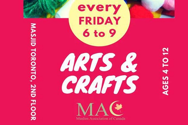 آموزش هنرهای دستی به کودکان در مسجد تورنتو/ آماده