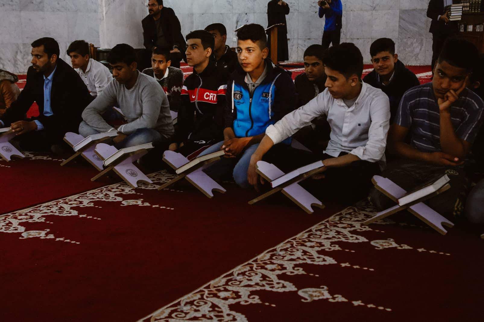 آغاز پنجمین مسابقات ملی حفظ قرآن در عراق+تصویر آغاز پنجمین مسابقات ملی حفظ قرآن در عراق+تصویر