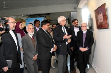 نمایشگاه تذهیب هنرمندان ایرانی در راولپندی+عکس نمایشگاه تذهیب هنرمندان ایرانی در راولپندی+عکس