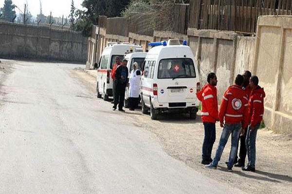 گذرگاه انسانی غوطه شرقی هدف حمله خمپارهای قرار گرفت گذرگاه انسانی غوطه شرقی هدف حمله خمپارهای قرار گرفت