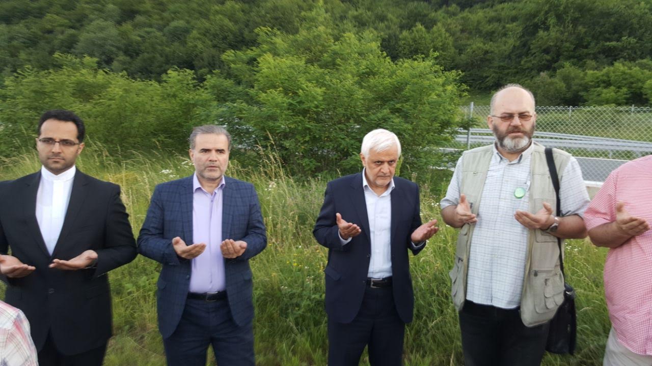 مراسم سالگرد شهید ایرانی در بوسنی + عکس