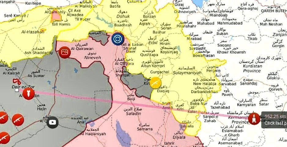 موشک‌باران دیرالزور؛ پاسخی قاطع به یاوه‌گویی حمایت ایران از تروریسم