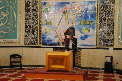 روز جهانی قدس در مسجد «فاطمة الزهرا(س)» تركمنستان + عکس