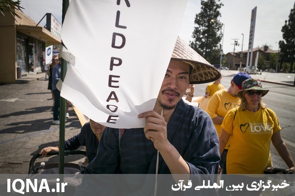 تظاهرات بین ادیان در لس‌آنجلس علیه نژادپرستان