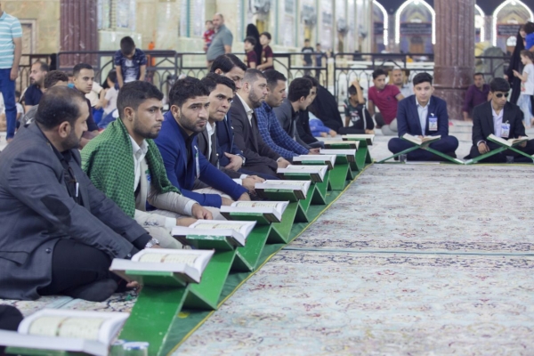 تلاوت «کریم منصوری» در محفل قرآنی یادبود شهدای «ذی قار» + عکس