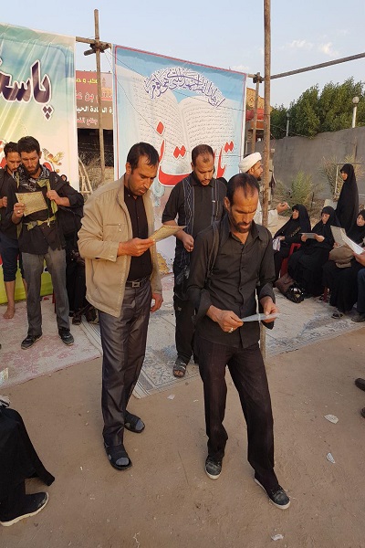 برپایی طرح «تلاوت نور» در مسیر راهپیمایی اربعین