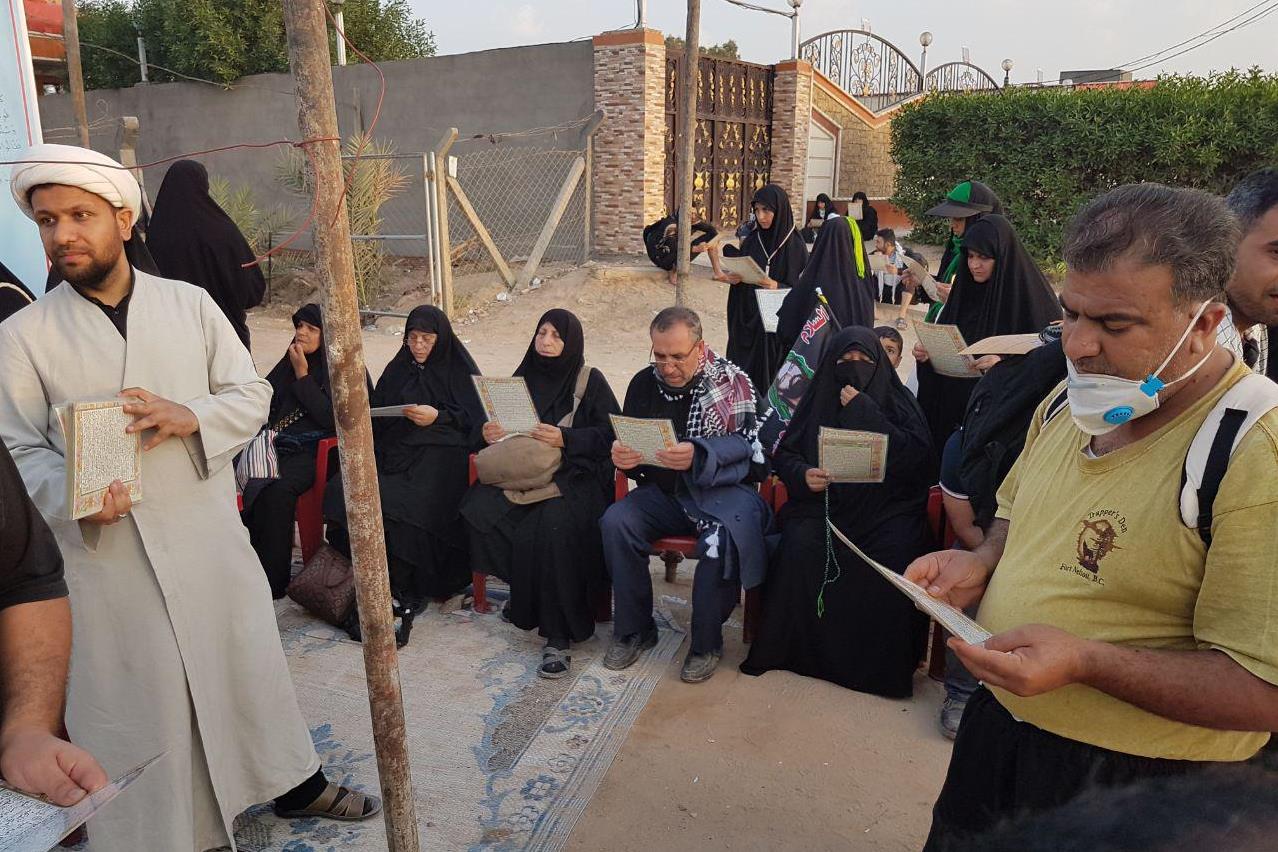 برپایی طرح «تلاوت نور» در مسیر راهپیمایی اربعین